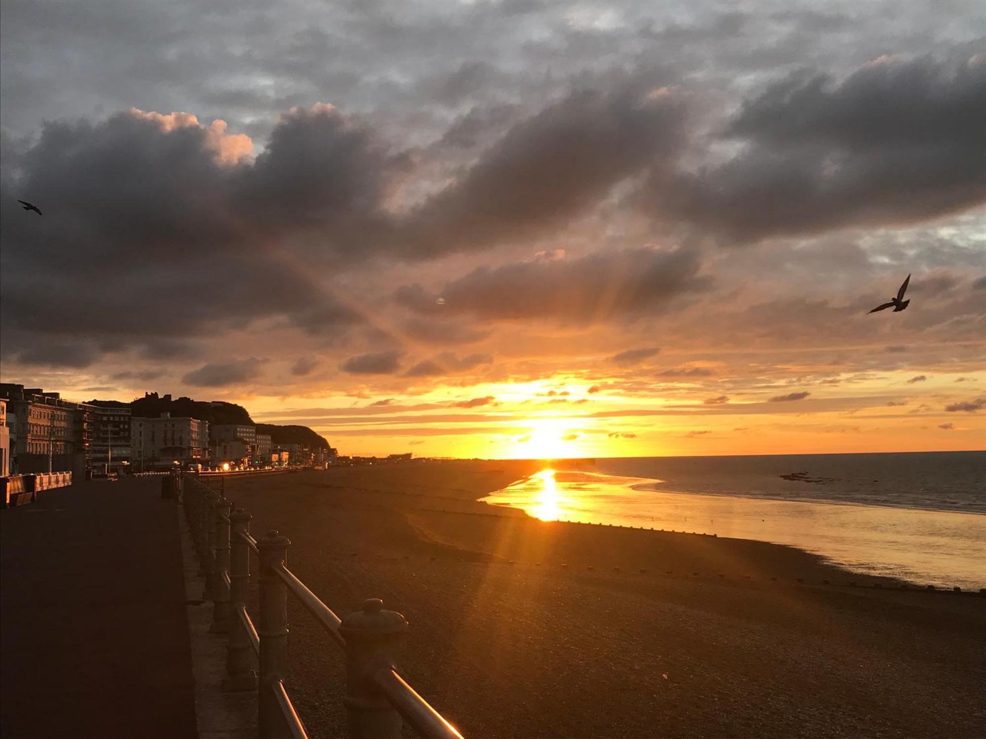 The Look-Out! Park Hills Beach Hastings Exteriér fotografie